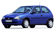 Щетки стеклоочистителя для Opel Corsa B (93-00) хэтчбек, 3 двери