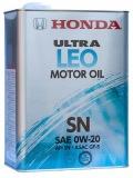 Масло моторное HONDA Ultra LEO 0W-20 Синтетическое 4 л