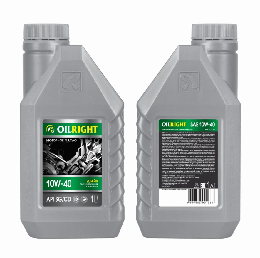 Масло моторное OILRIGHT Драйв 10W-40 Полусинтетическое 1 л