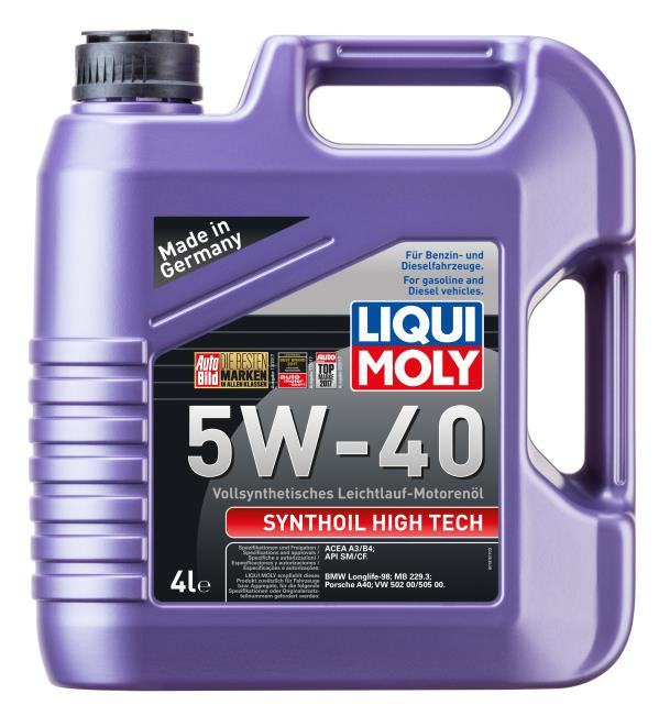 Масло моторное LIQUI MOLY Synthoil High Tech 5W-40 Синтетическое