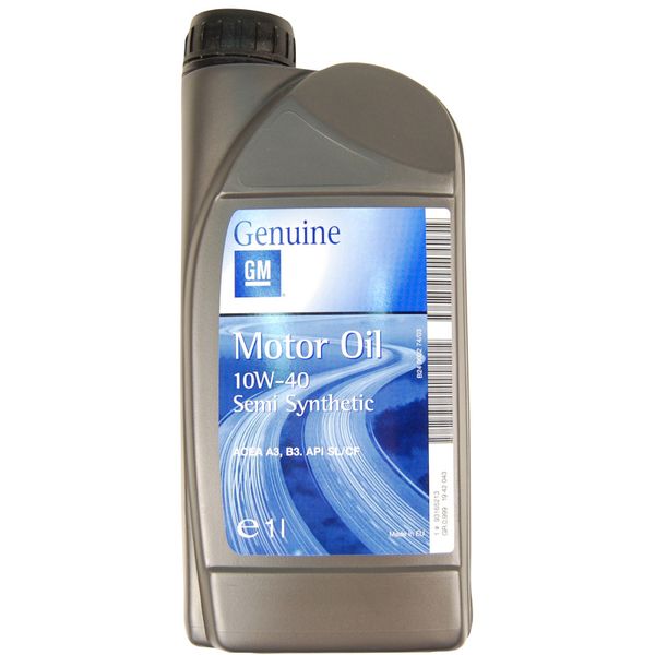 Масло моторное GENERAL MOTORS Dexos 2 10W-40 Синтетическое 1 л