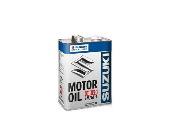 Масло моторное SUZUKI Motor Oil 0W-20 Синтетическое 4 л