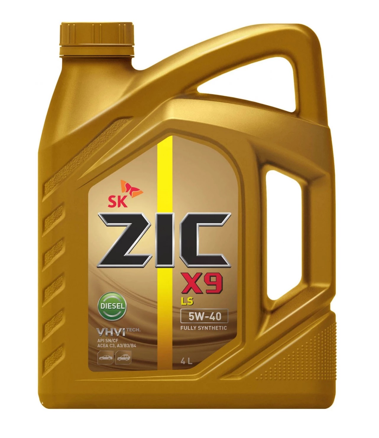 Масло моторное ZIC X9 LS DISEL 5W-40 Синтетическое 4 л