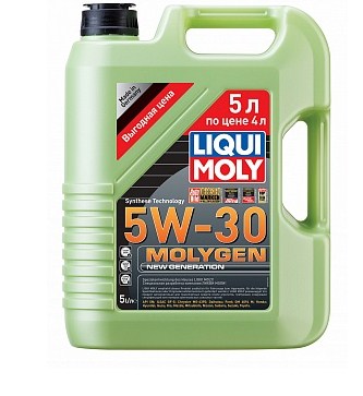 Масло моторное LIQUI MOLY Molygen New Generation 5W-30 Синтетиче