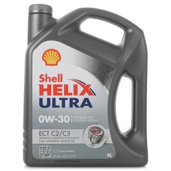 Масло моторное SHELL Helix Ultra ECT С2/С3 Pure Plus 0W-30 Синте