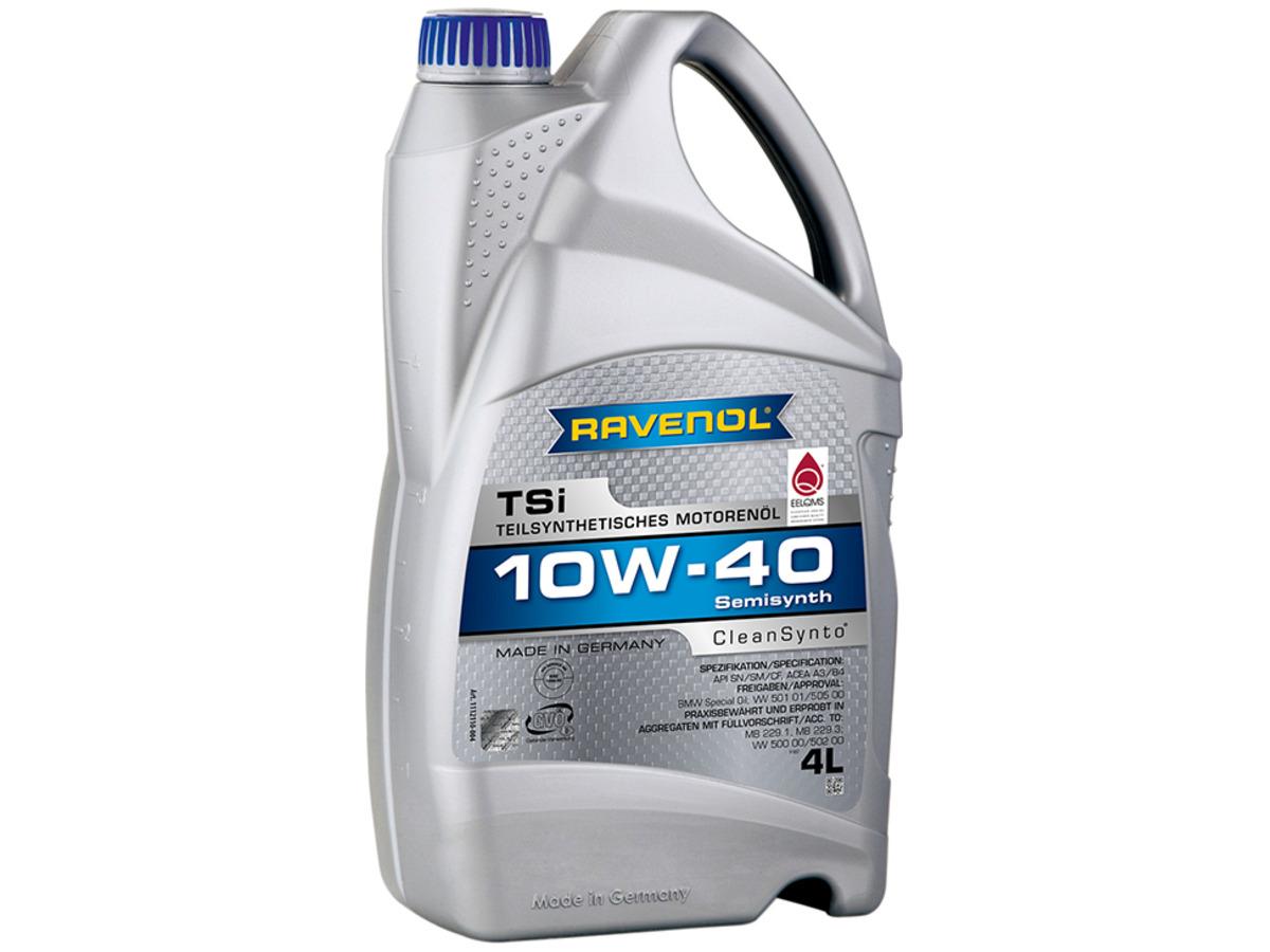 Масло моторное RAVENOL TSI 10W-40 Полусинтетическое 4 л