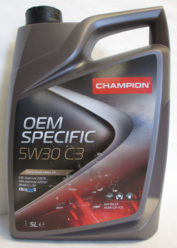 Масло моторное CHAMPION OIL OEM SPECIFIC LL III 5W-30 Синтетичес