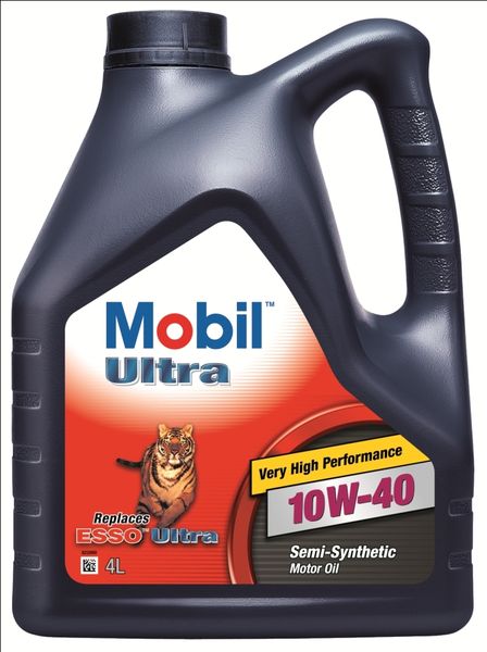 Масло моторное MOBIL Ultra 10W-40 Полусинтетическое 4 л