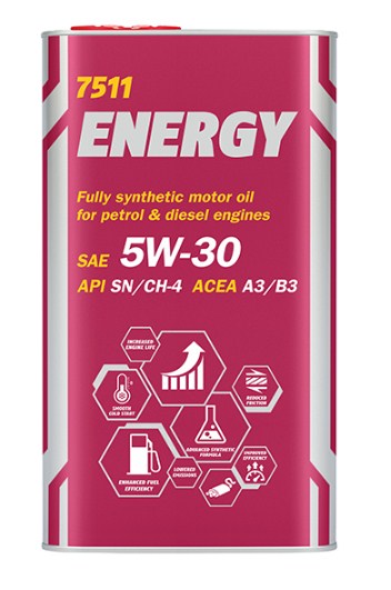 Масло моторное MANNOL 7914 Energy Formula JP 5W-30 Синтетическое