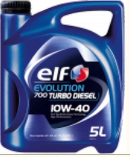 Масло моторное ELF Evolution 700 Turbo Diesel 10W-40 Полусинтети