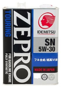 Масло моторное IDEMITSU ZEPRO TOURING 5W-30 Синтетическое 4 л