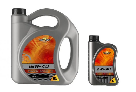 Масло моторное WEZZER Дизель 15W-40 Минеральное 1 л