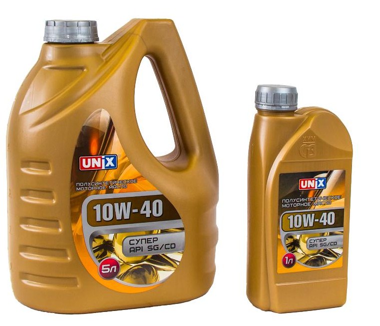 Масло моторное UNIX  10W-40 Полусинтетическое 30 л