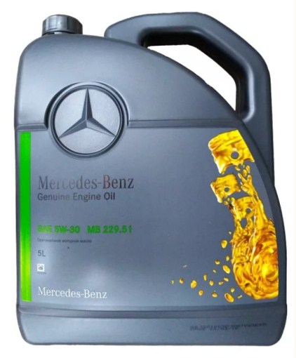 Масло моторное MERCEDES Genuine Motor Oil MB 229.51 5W-30 Синтет