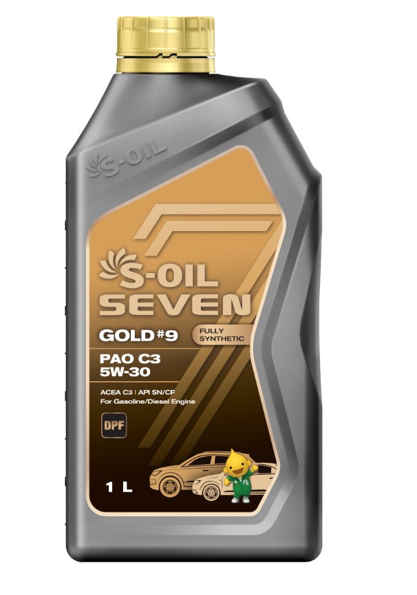 Масло моторное S-OIL GOLD #9 5W-30 Синтетическое 1 л