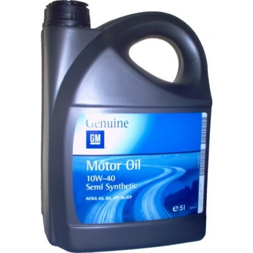 Масло моторное GENERAL MOTORS Dexos 2 10W-40 Синтетическое 5 л