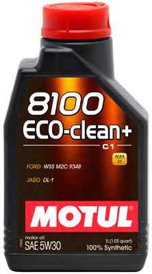 Масло моторное MOTUL 8100 Eco-Clean Plus 5W-30 Синтетическое 1 л