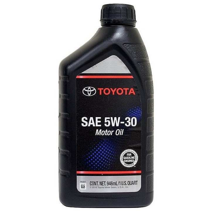 Масло моторное TOYOTA  5W-30 Полусинтетическое 0.9 л