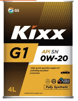 Масло моторное KIXX G1 0W-20 Синтетическое 4 л