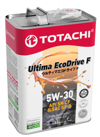 Масло моторное TOTACHI NIRO Ultima EcoDrive F 5W-30  4 л