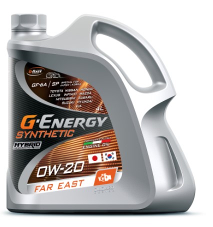 Масло моторное G-ENERGY Synthetic Far East 0W-20 Синтетическое 4