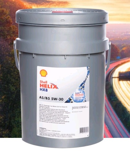 Масло моторное SHELL Helix HX8 5W-30 Синтетическое 20 л