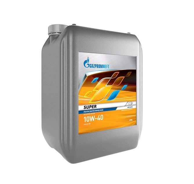 Масло моторное GAZPROMNEFT Super 10W-40 Полусинтетическое 20 л