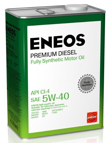 Масло моторное ENEOS Premium Diesel 5W-40 Синтетическое 4 л