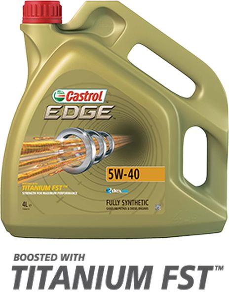 Масло моторное CASTROL Edge Titanium 5W-40 Синтетическое 4 л