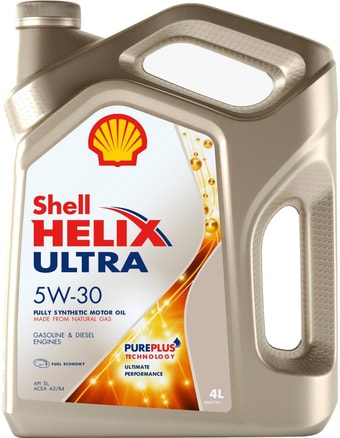 Масло моторное SHELL Helix Ultra 5W-30 Синтетическое 4 л