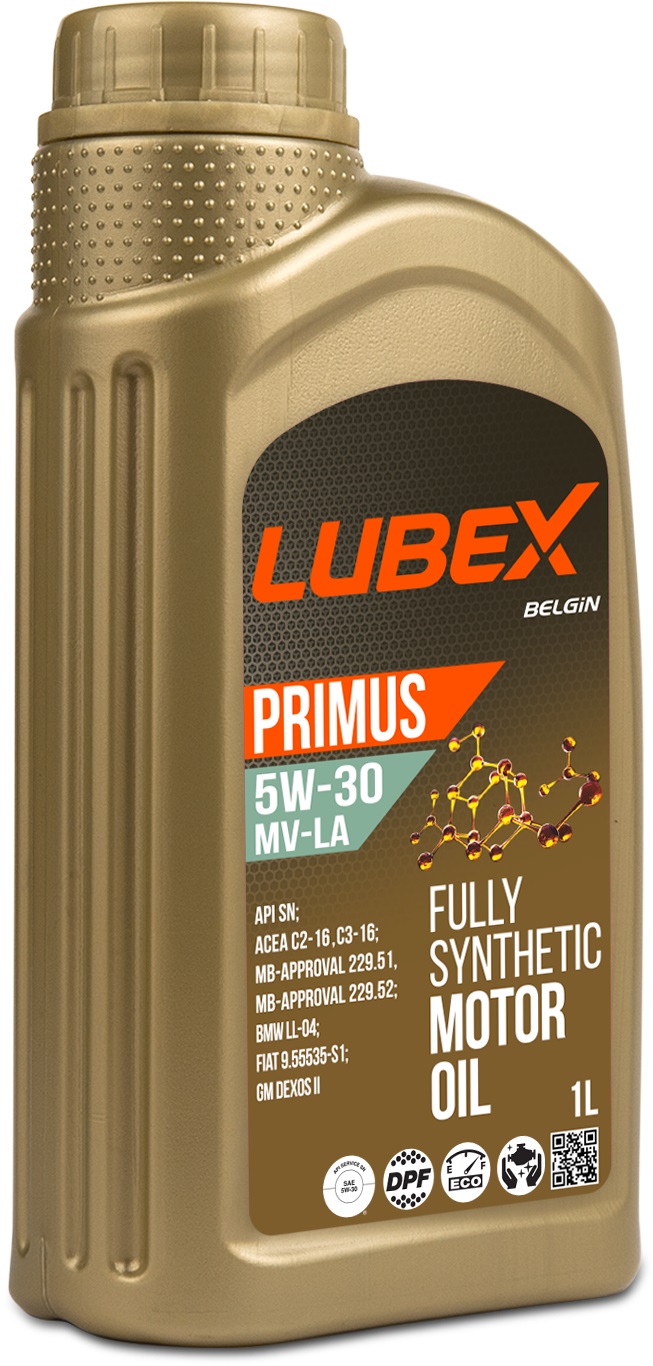 Масло моторное LUBEX Primus MV-LA 5W-30 Синтетическое 1 л