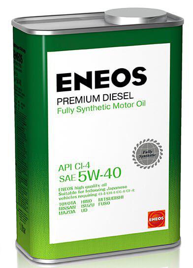 Масло моторное ENEOS Premium Diesel 5W-40 Синтетическое 1 л