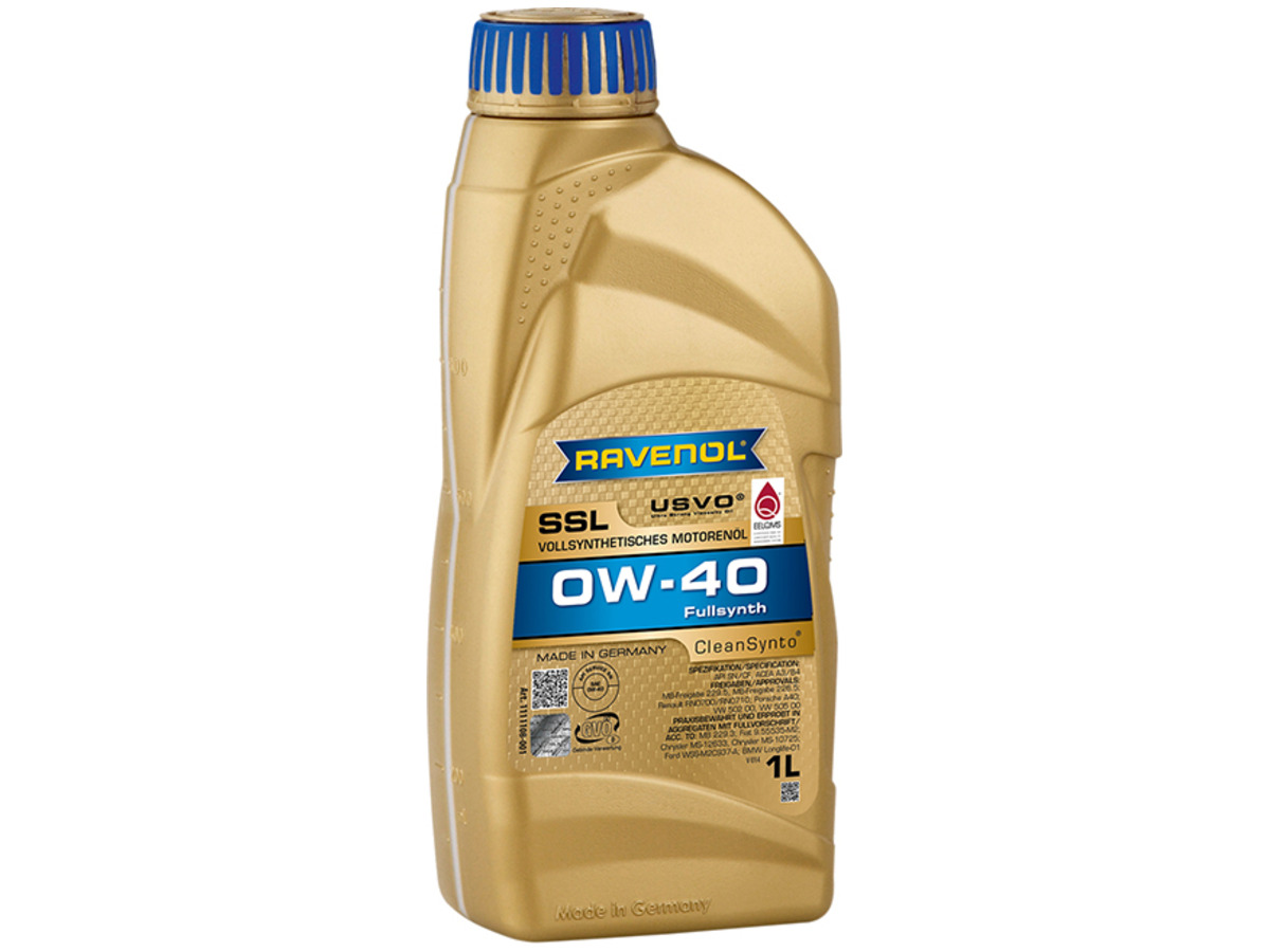 Масло моторное RAVENOL Super Synthetik Oel SSL 0W-40 Синтетическ