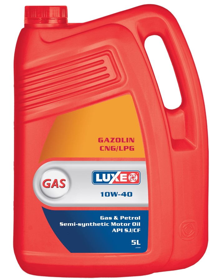Масло моторное LUXE GAS 10W-40 Полусинтетическое 5 л