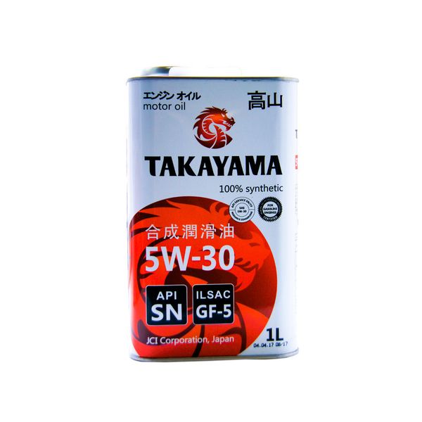 Масло моторное TAKAYAMA  5W-30 Синтетическое 1 л