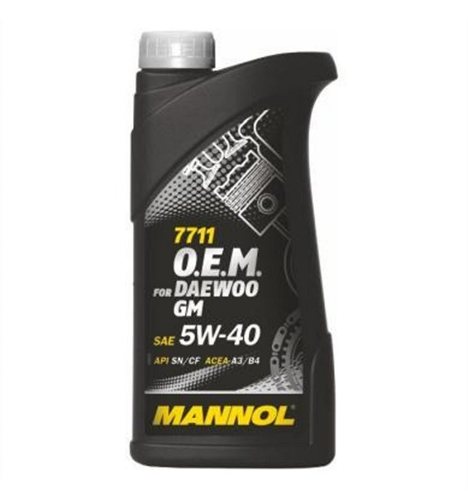 Масло моторное MANNOL 7711 O.E.M 5W-40 Синтетическое 1 л