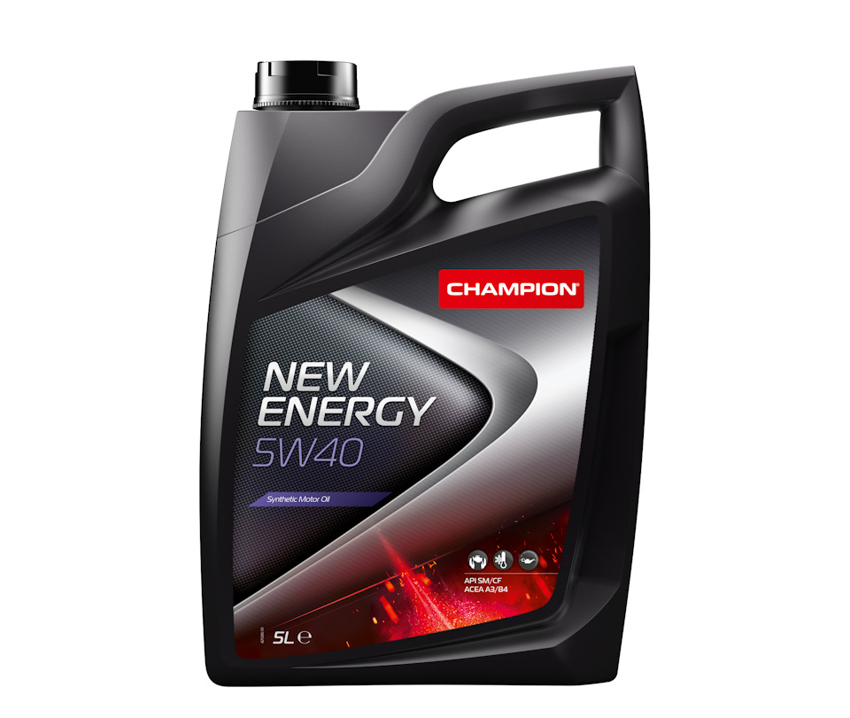 Масло моторное CHAMPION OIL NEW ENERGY 5W-40 Синтетическое 4 л