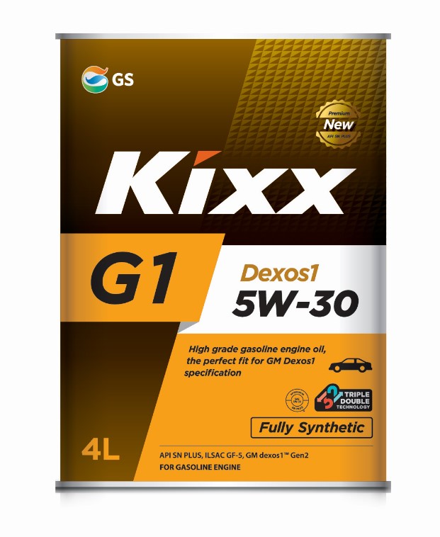 Масло моторное KIXX G1 Plus Dexos1 5W-30 Синтетическое 4 л