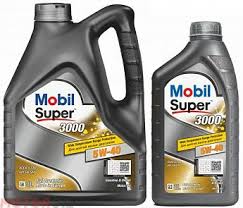 Масло моторное MOBIL Super 3000 5W-40 Синтетическое 5 л