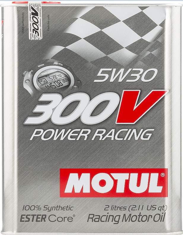 Масло моторное MOTUL 300 V Power Racing 5W-30 Синтетическое 2 л