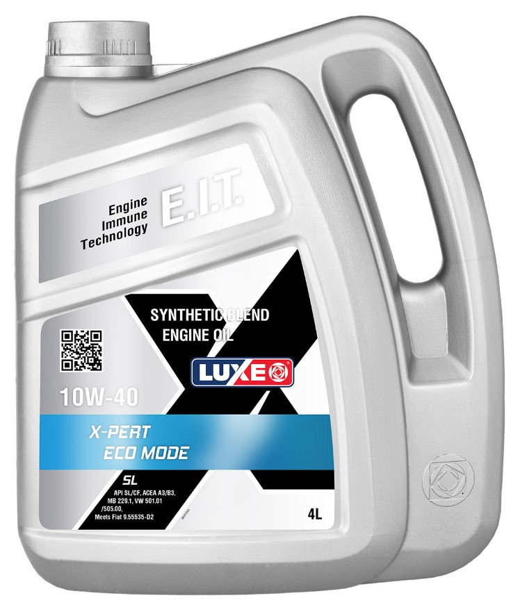 Масло моторное LUXE X-PERT ECO MODE 10W-40 Полусинтетическое 4 л
