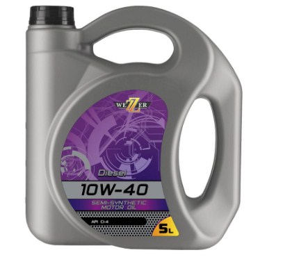 Масло моторное WEZZER Дизель 10W-40 Полусинтетическое 5 л