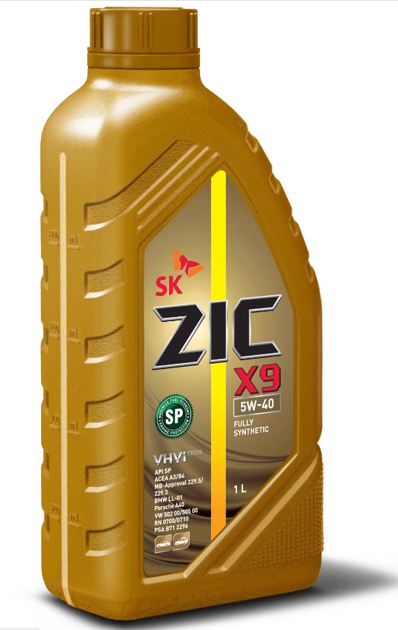 Масло моторное ZIC X9 5W-40 Синтетическое 1 л