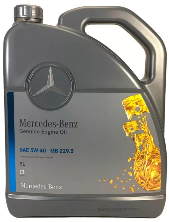 Масло моторное MERCEDES Genuine Motor Oil MB 229.50 5W-40 Синтет