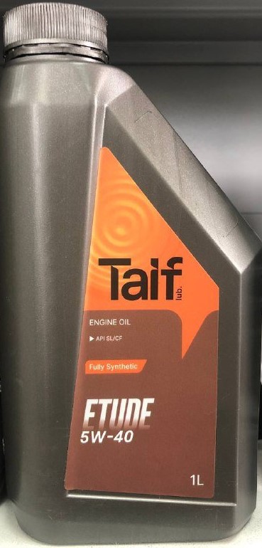 Масло моторное TAIF ETUDE 5W-40 Синтетическое 1 л