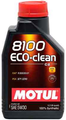 Масло моторное MOTUL 8100 Eco-Clean 5W-30 Синтетическое 5 л