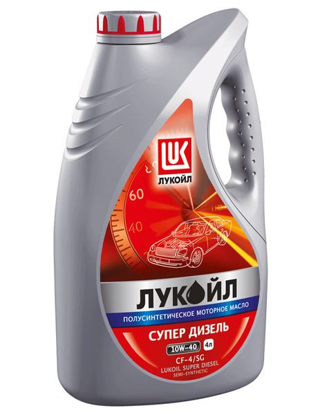 Масло моторное LUKOIL Супер 10W-40 Полусинтетическое 4 л