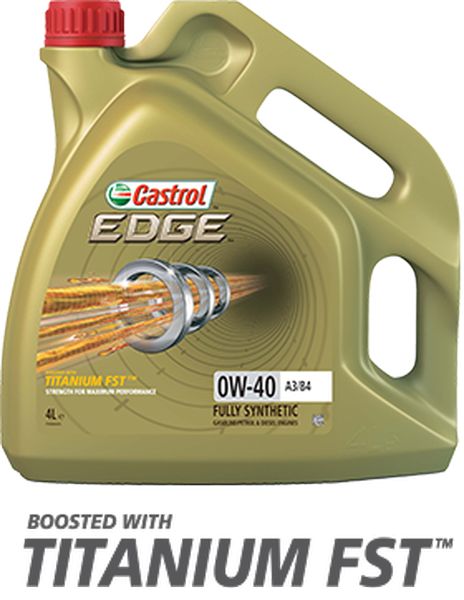 Масло моторное CASTROL Edge Titanium 0W-40 Синтетическое 4 л