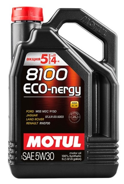 Масло моторное MOTUL 8100 Eco-nergy 5W-30 Синтетическое 5 л