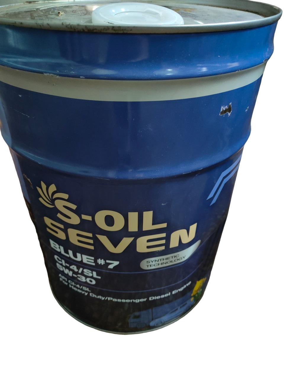Масло моторное S-OIL BLUE #7 5W-30 Синтетическое 20 л